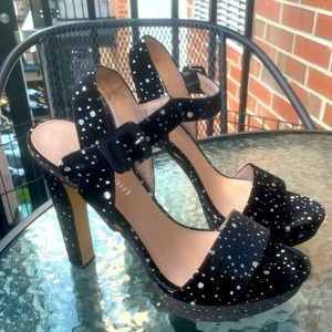 Madden Girl Black Velvet Heel 10
